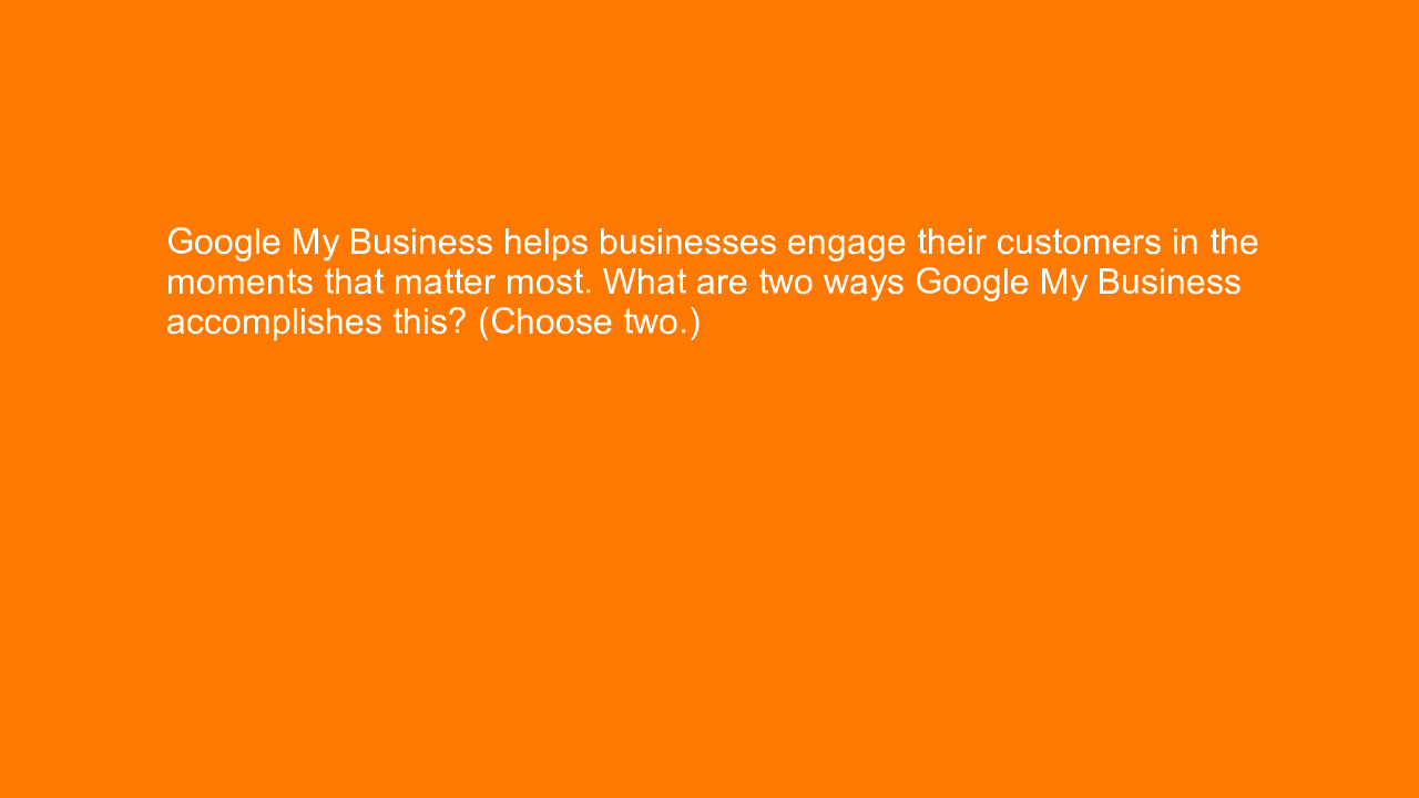 , Google My Business helps businesses engage their custom&#8230;