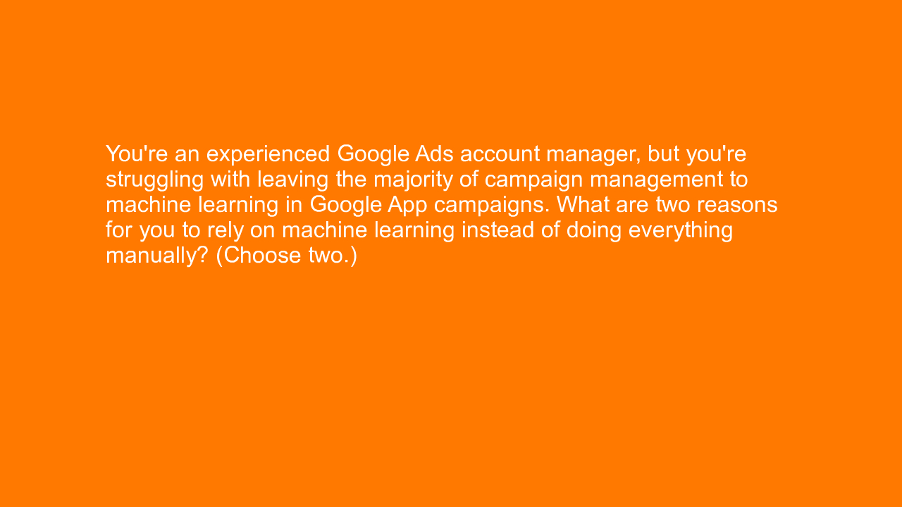 , You’re an experienced Google Ads account manager, but y&#8230;