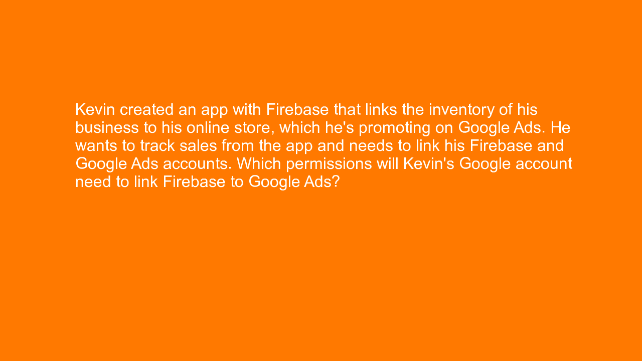 , Kevin created an app with Firebase that links the inven&#8230;