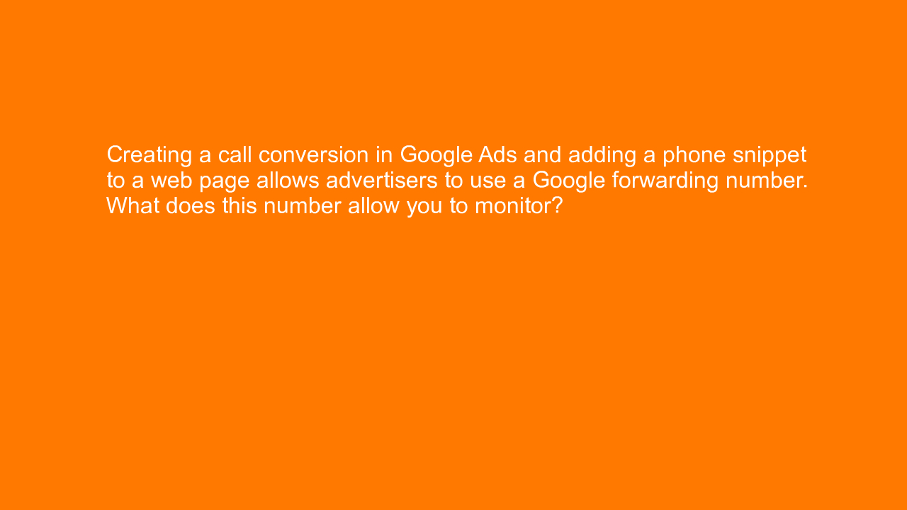 , Creating a call conversion in Google Ads and adding a p&#8230;